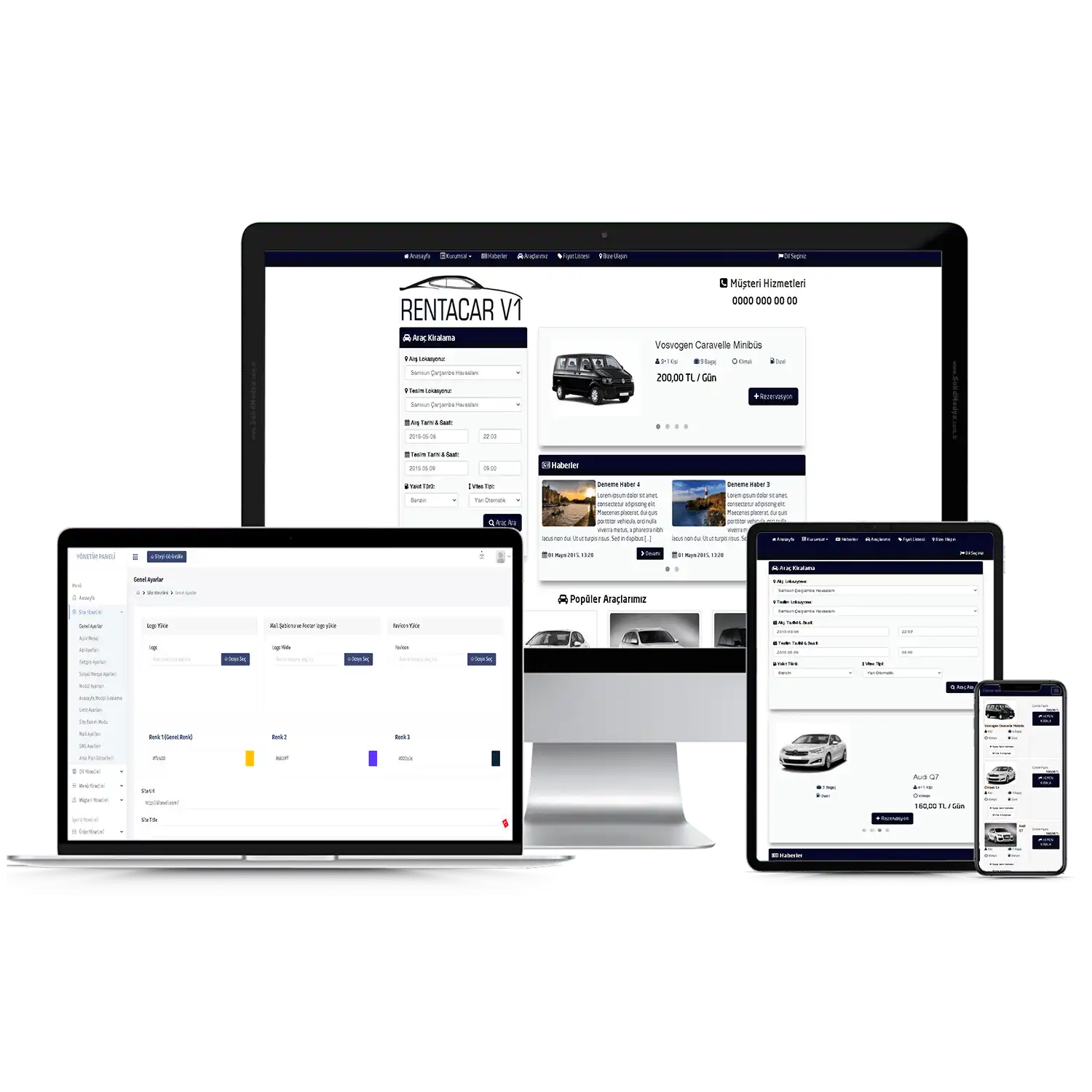 Rent A Car Sitesi V1