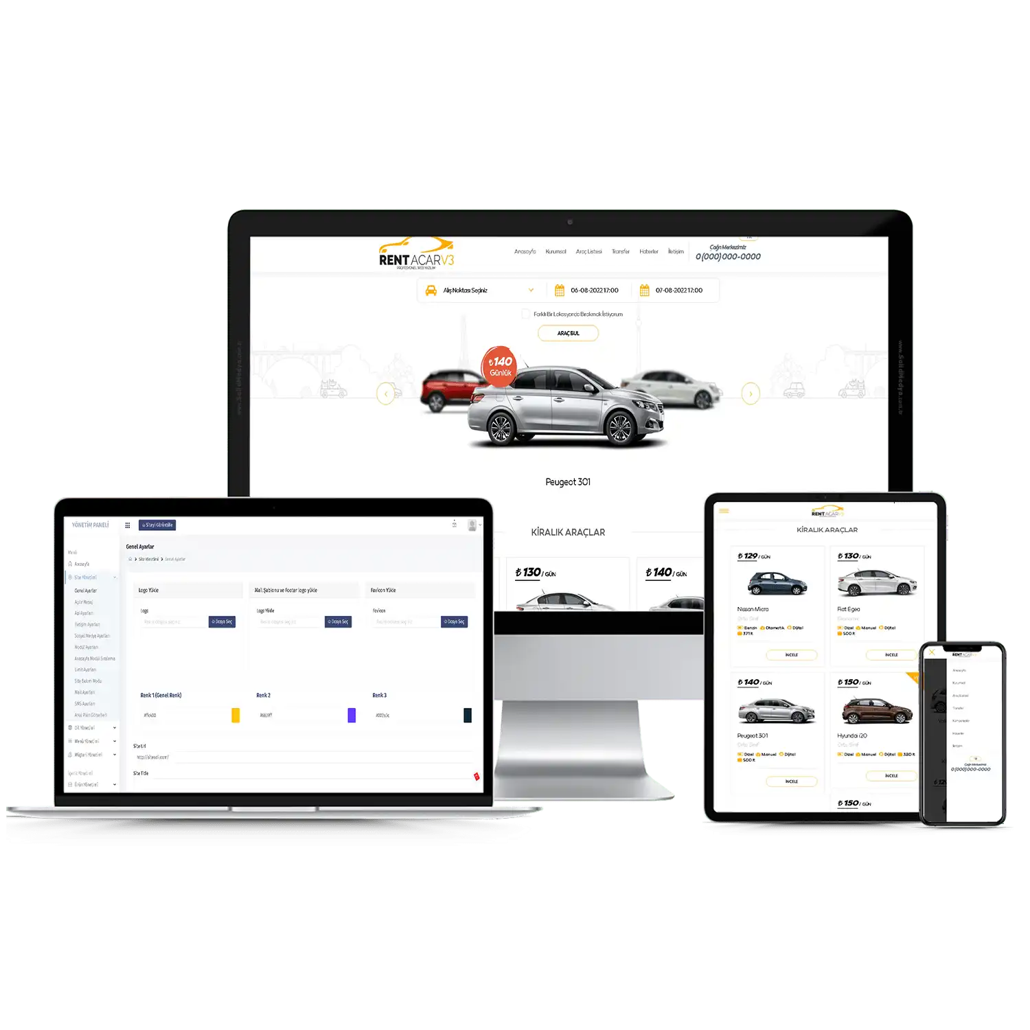 Rent A Car Sitesi V3
