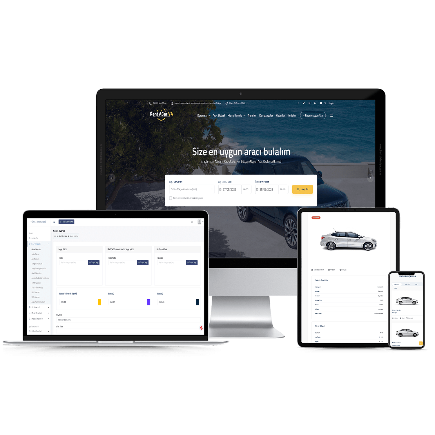 Rent A Car Sitesi V4